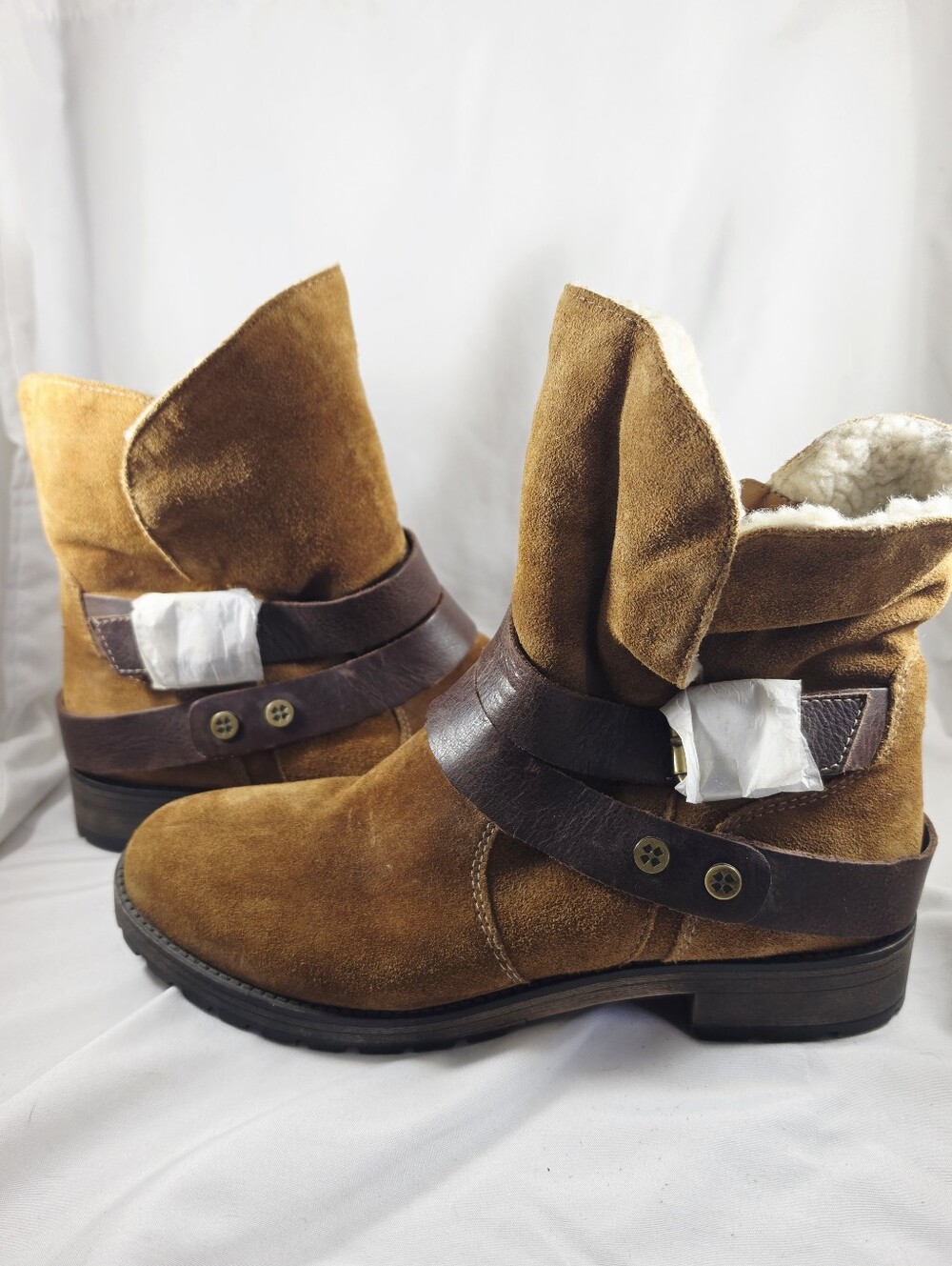 NWOT Naturalizer Suede Sherpa Bootie